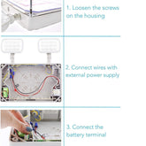 switchtoled exit sign with emergency lights easy install guide